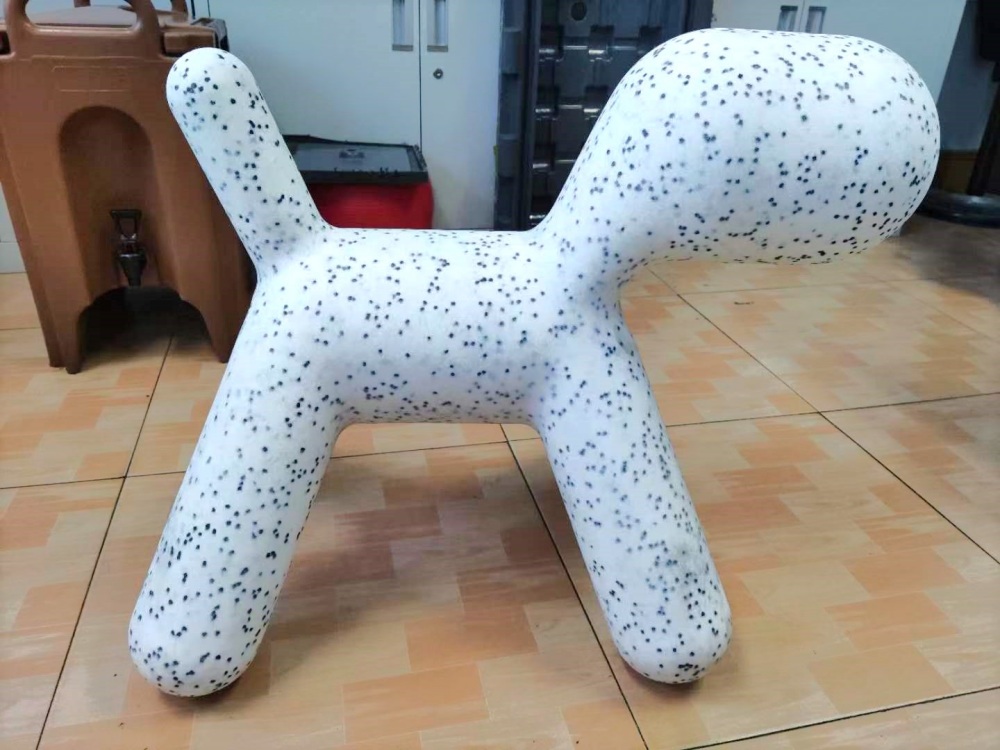 Applicering och scenarier av rotationsmålning stor partikel marmor